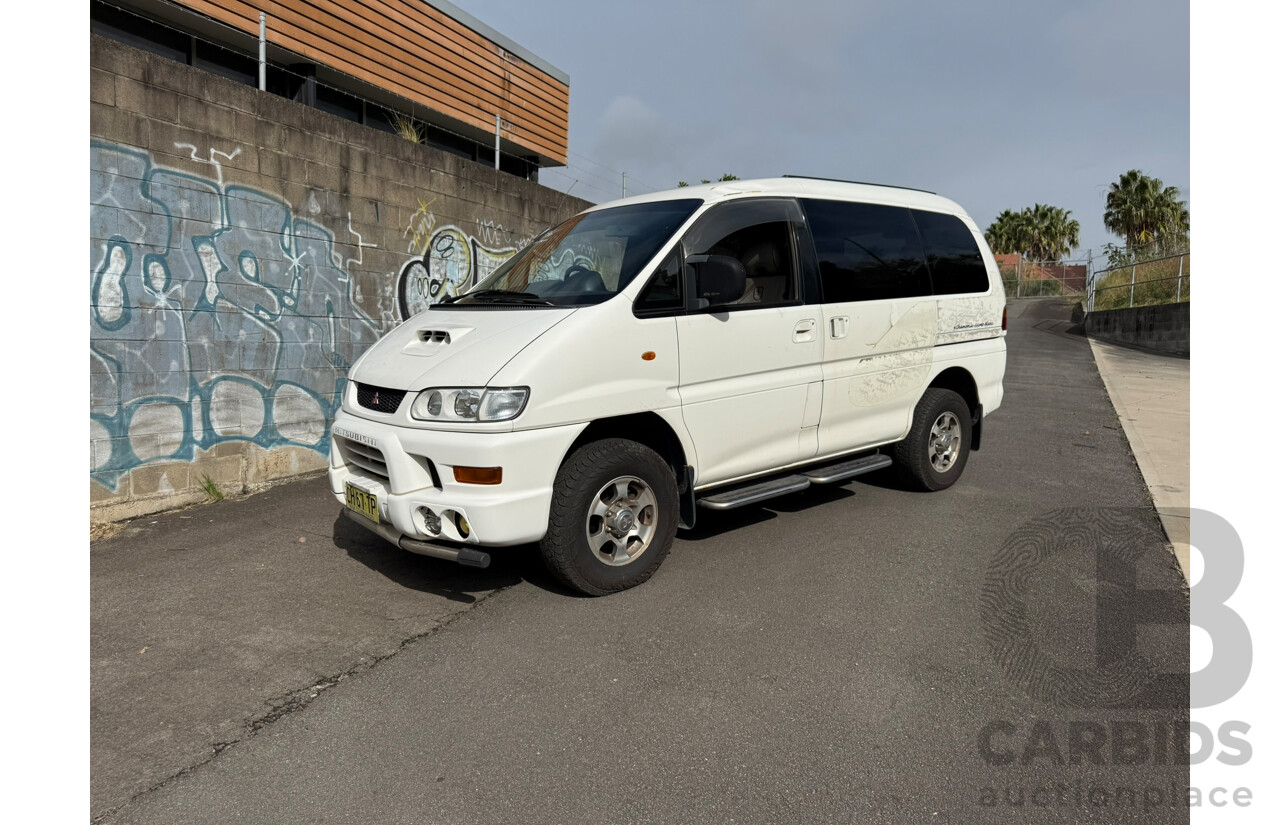 03/2000 Mitsubishi Delica Chamonix (Spacegear) 4d Wagon White Turbo Diesel 2.8L - 5/08 Import