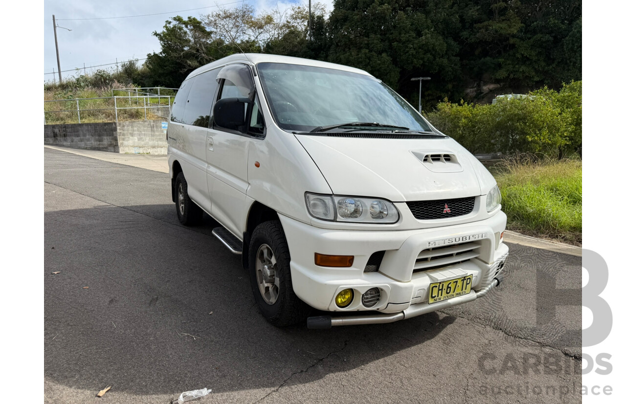 03/2000 Mitsubishi Delica Chamonix (Spacegear) 4d Wagon White Turbo Diesel 2.8L - 5/08 Import