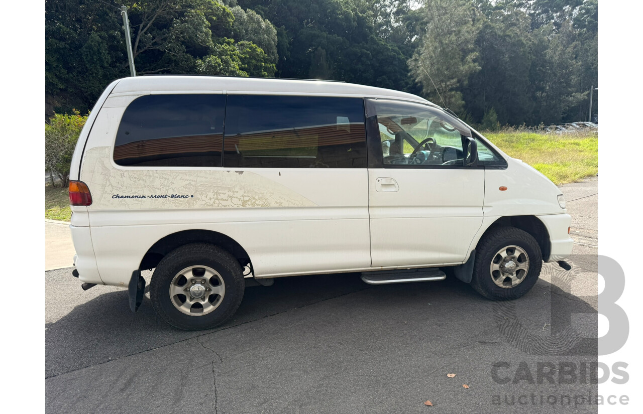 03/2000 Mitsubishi Delica Chamonix (Spacegear) 4d Wagon White Turbo Diesel 2.8L - 5/08 Import