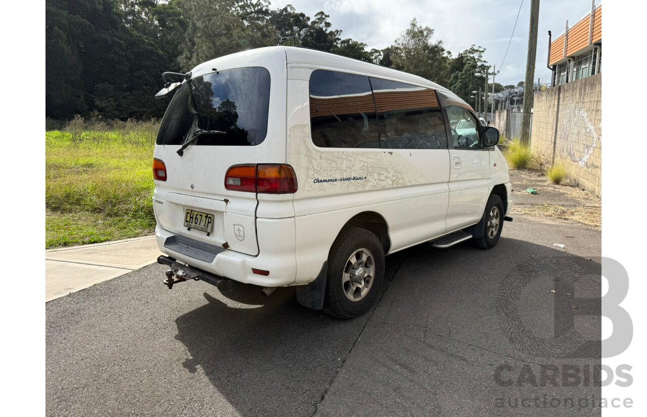 03/2000 Mitsubishi Delica Chamonix (Spacegear) 4d Wagon White Turbo Diesel 2.8L - 5/08 Import