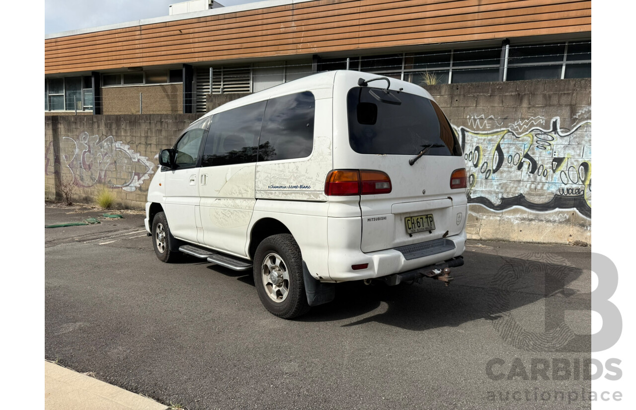 03/2000 Mitsubishi Delica Chamonix (Spacegear) 4d Wagon White Turbo Diesel 2.8L - 5/08 Import