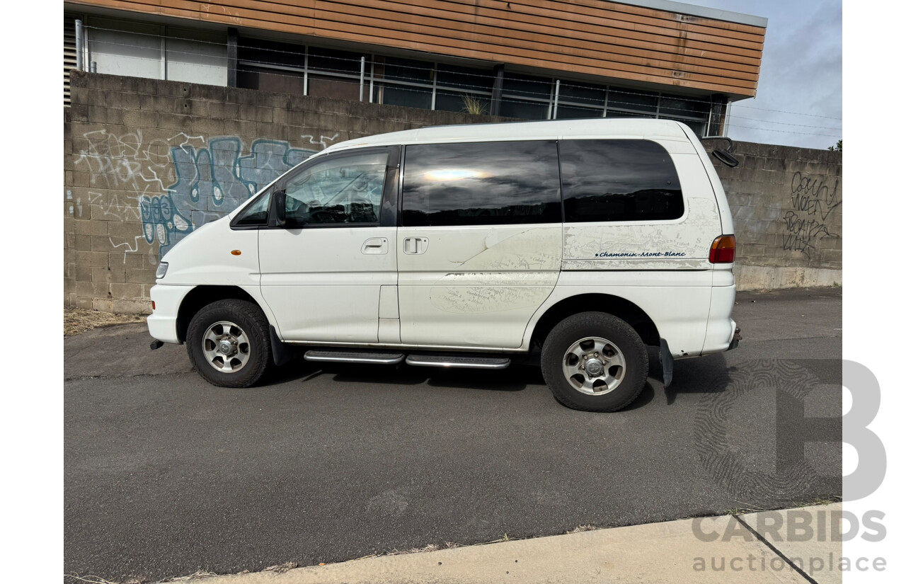 03/2000 Mitsubishi Delica Chamonix (Spacegear) 4d Wagon White Turbo Diesel 2.8L - 5/08 Import