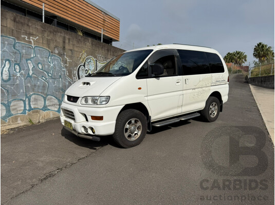 03/2000 Mitsubishi Delica Chamonix (Spacegear) 4d Wagon White Turbo Diesel 2.8L - 5/08 Import