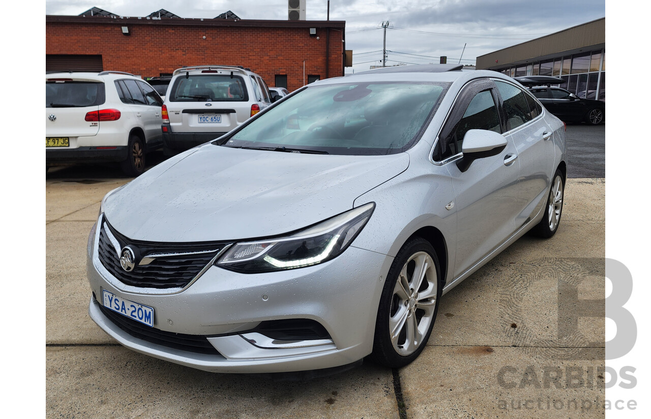 12/2018 HOLDEN ASTRA LTZ (5YR) BL MY18 4D sedan Silver 1.4L Turbo