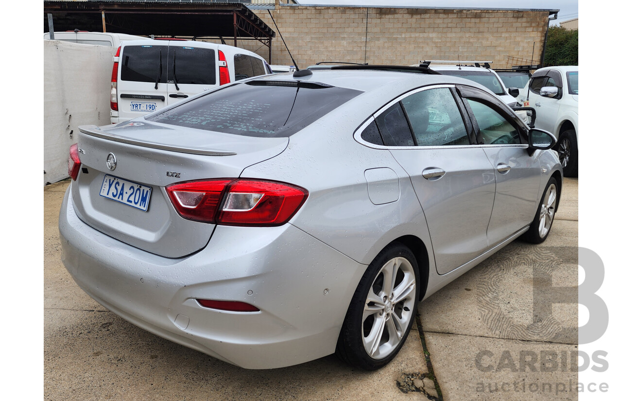 12/2018 HOLDEN ASTRA LTZ (5YR) BL MY18 4D sedan Silver 1.4L Turbo