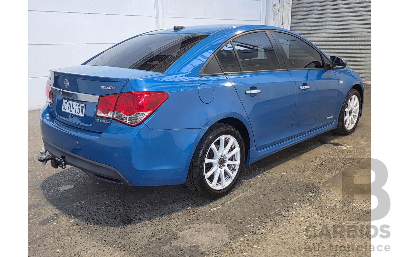 6/2012 Holden Cruze SRi-V JH MY12 4d Sedan Blue 1.4L