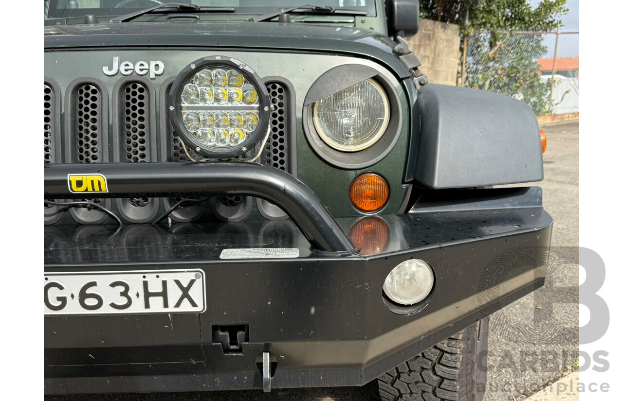 05/2010 Jeep Wrangler Unlimited SPORT (4x4) 4x4 JK MY09 4D Hardtop Green 3.8L