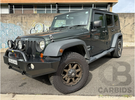 05/2010 Jeep Wrangler Unlimited SPORT (4x4) 4x4 JK MY09 4D Hardtop Green 3.8L
