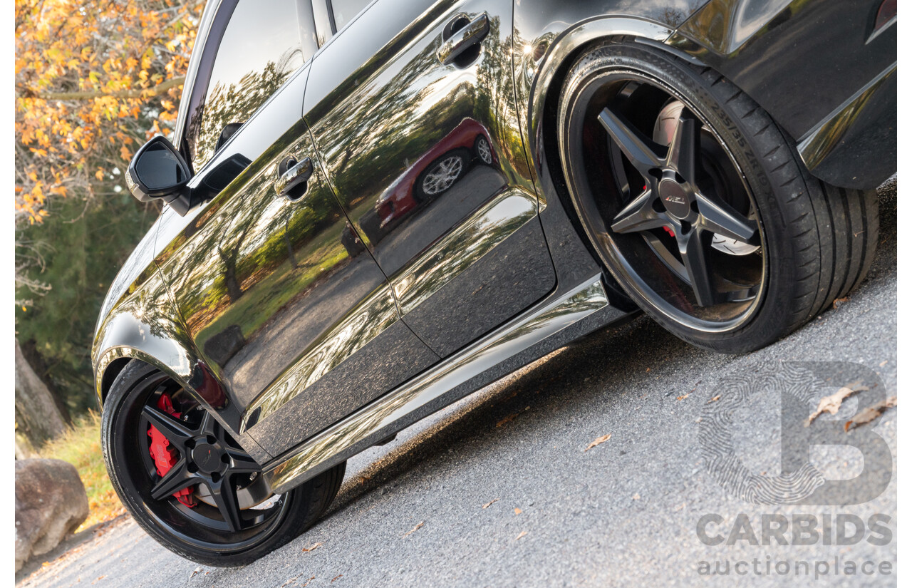 8/2017 Audi RS3 Quattro (AWD) 8V 4d Sedan Mythos Black Turbo 2.5L - Modified Stage 2