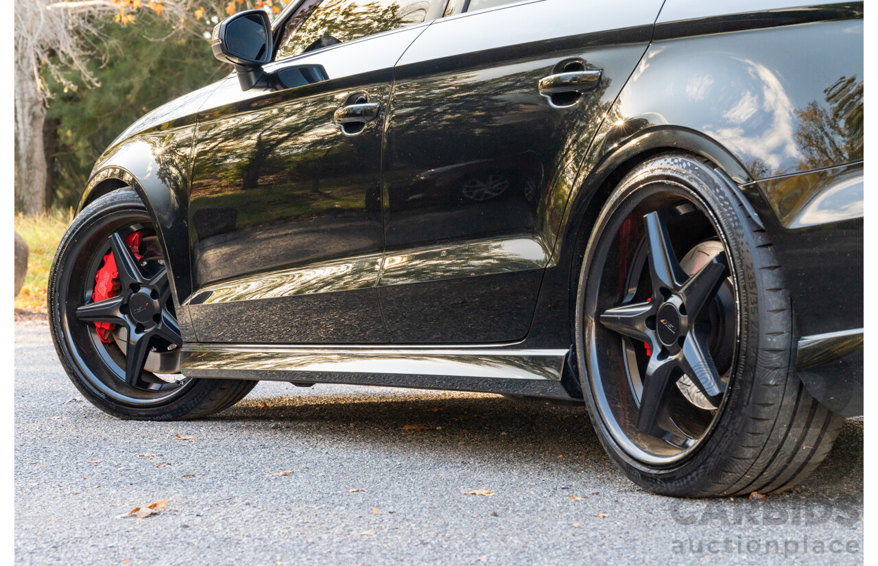8/2017 Audi RS3 Quattro (AWD) 8V 4d Sedan Mythos Black Turbo 2.5L - Modified Stage 2
