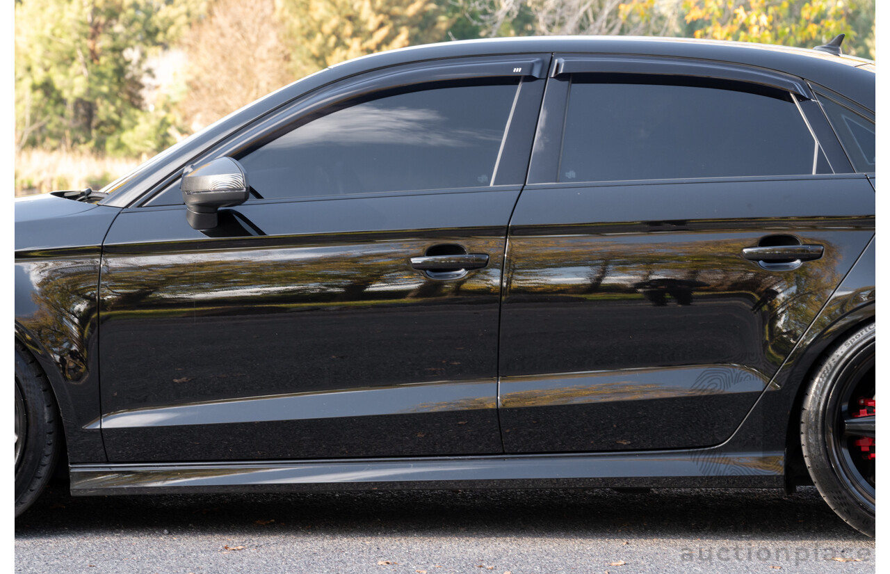 8/2017 Audi RS3 Quattro (AWD) 8V 4d Sedan Mythos Black Turbo 2.5L - Modified Stage 2