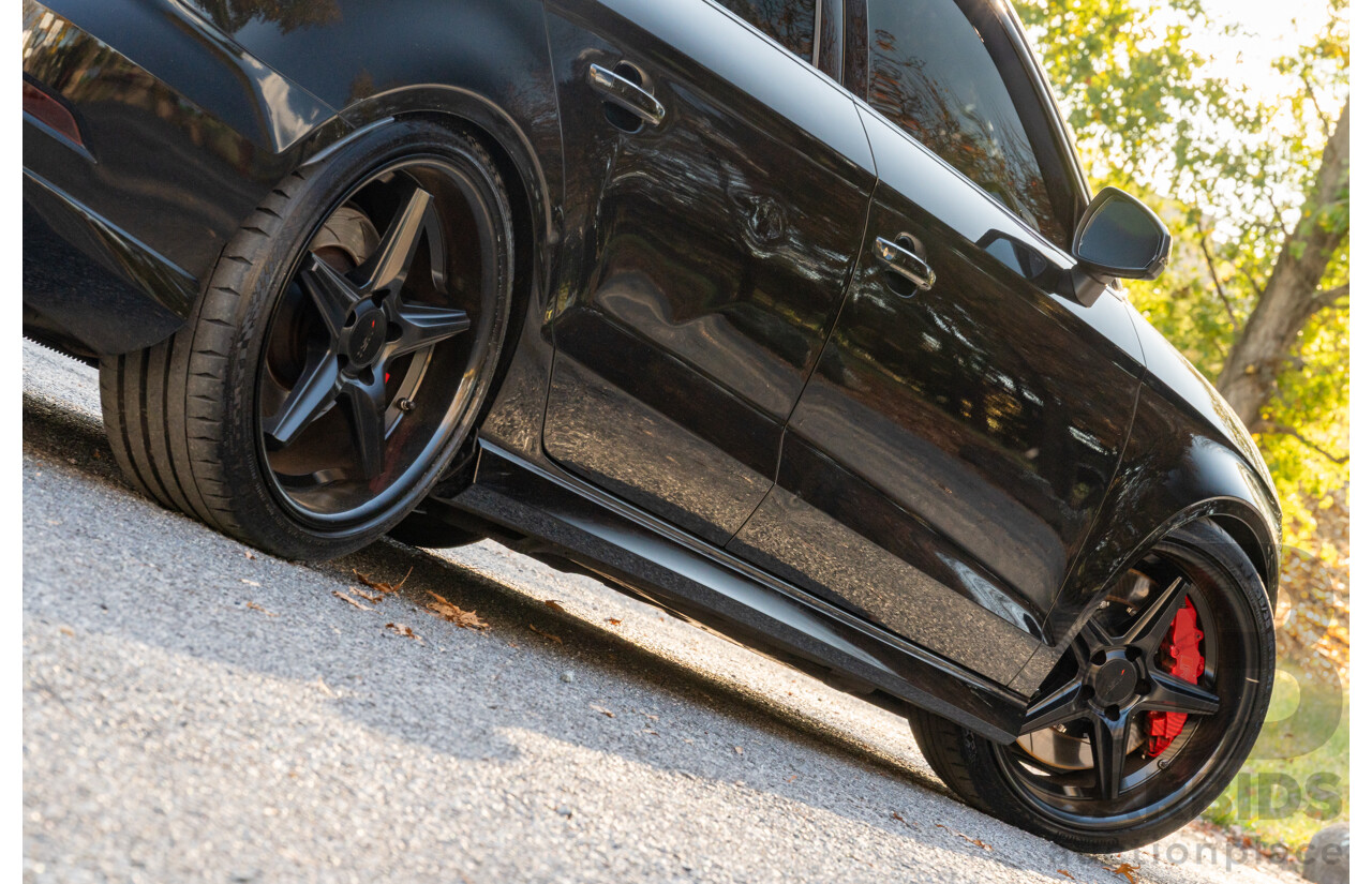 8/2017 Audi RS3 Quattro (AWD) 8V 4d Sedan Mythos Black Turbo 2.5L - Modified Stage 2