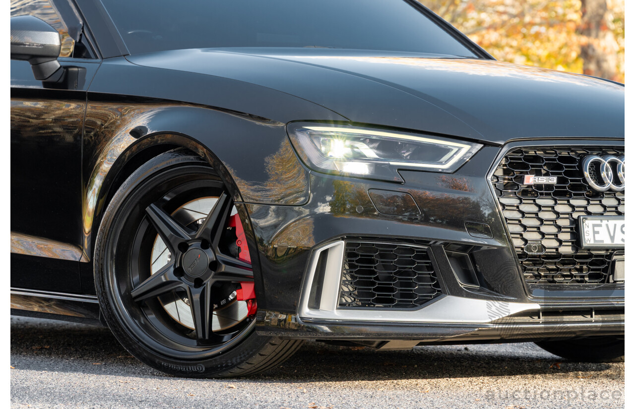 8/2017 Audi RS3 Quattro (AWD) 8V 4d Sedan Mythos Black Turbo 2.5L - Modified Stage 2