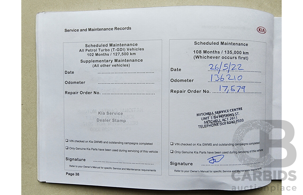 7/2014 Kia Cerato S Premium YD MY15 5d Hatchback Red 1.8L