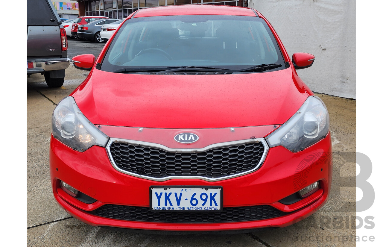 7/2014 Kia Cerato S Premium YD MY15 5d Hatchback Red 1.8L
