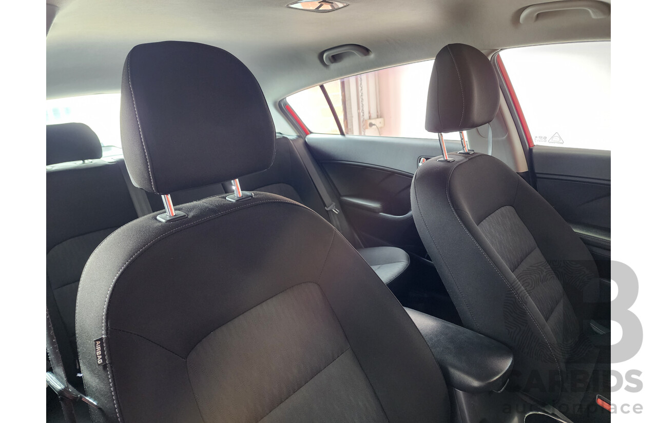 7/2014 Kia Cerato S Premium YD MY15 5d Hatchback Red 1.8L