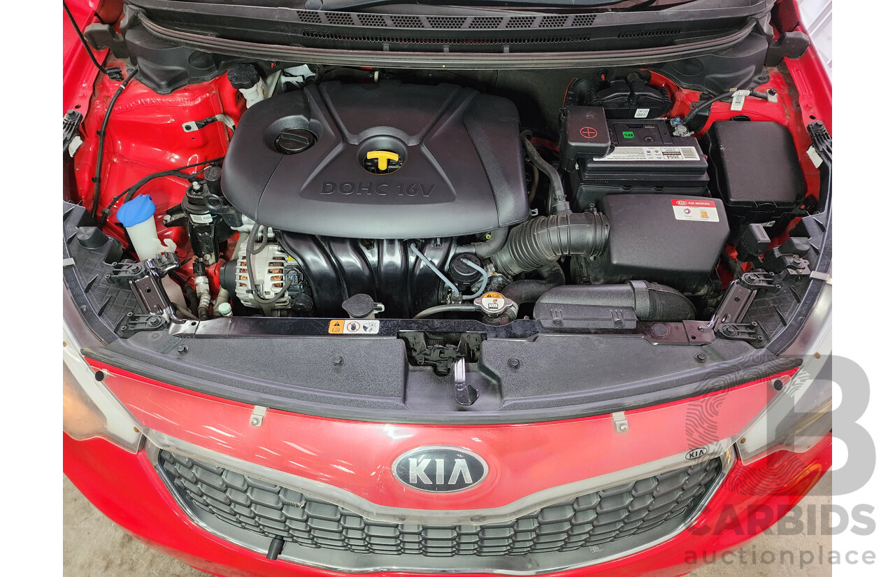 7/2014 Kia Cerato S Premium YD MY15 5d Hatchback Red 1.8L