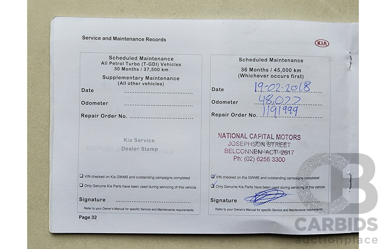 7/2014 Kia Cerato S Premium YD MY15 5d Hatchback Red 1.8L