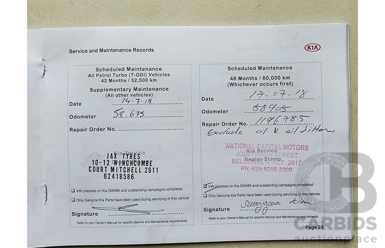 7/2014 Kia Cerato S Premium YD MY15 5d Hatchback Red 1.8L