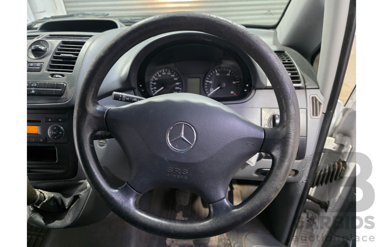 10/2007 Mercedes-Benz Vito 109CDI Extra Long 4d Van Arctic White Turbo Diesel 2.1L