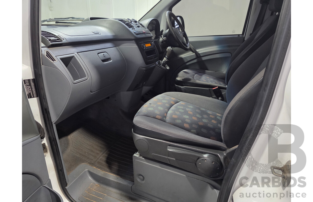 10/2007 Mercedes-Benz Vito 109CDI Extra Long 4d Van Arctic White Turbo Diesel 2.1L