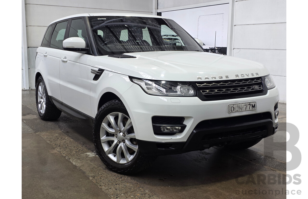 2/2017 Range Rover Range Rover Sport SDV6 SE (AWD) LW MY17 4d Wagon Fuji White Twin Turbo Diesel V6 3.0L
