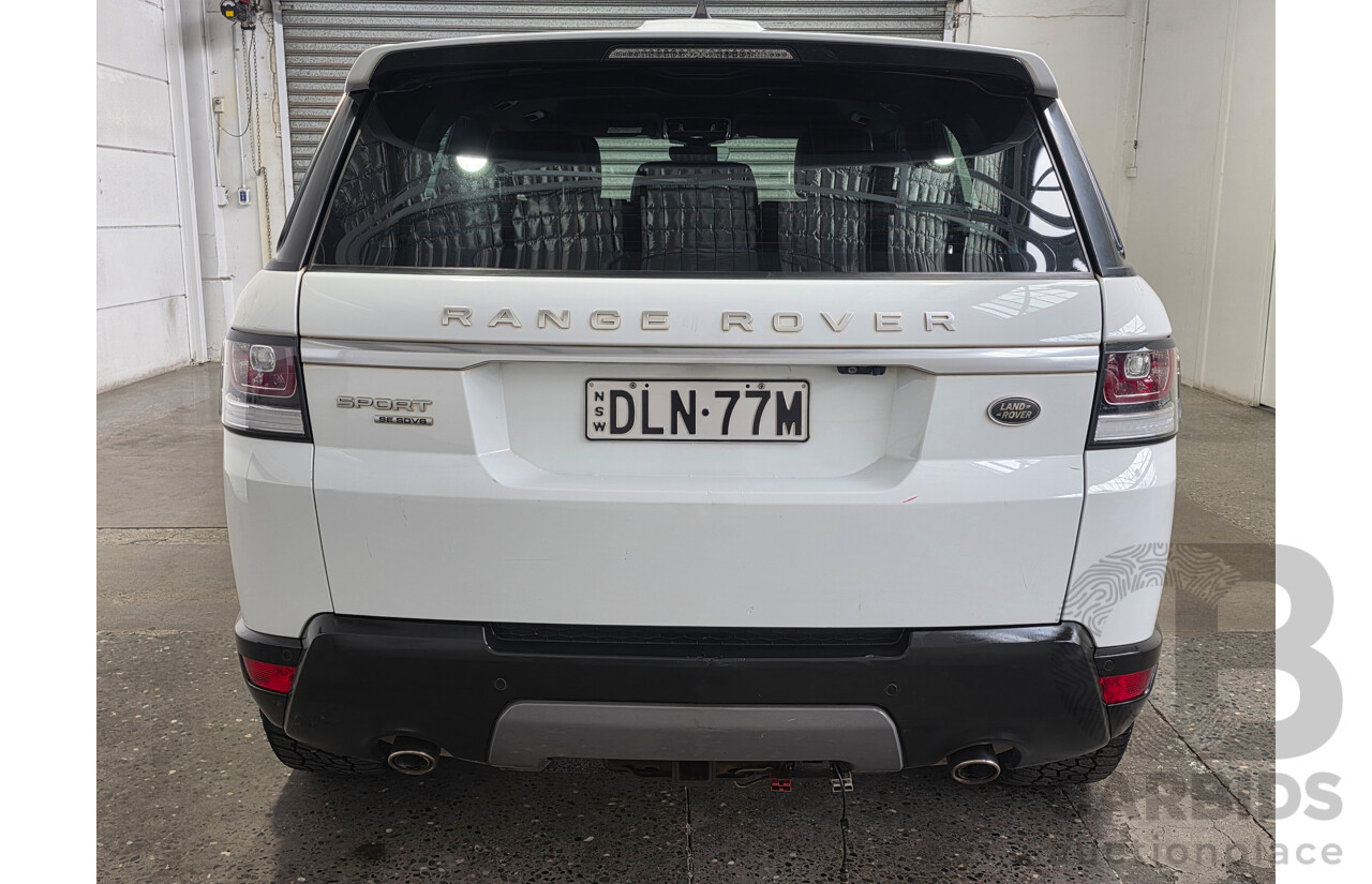 2/2017 Range Rover Range Rover Sport SDV6 SE (AWD) LW MY17 4d Wagon Fuji White Twin Turbo Diesel V6 3.0L