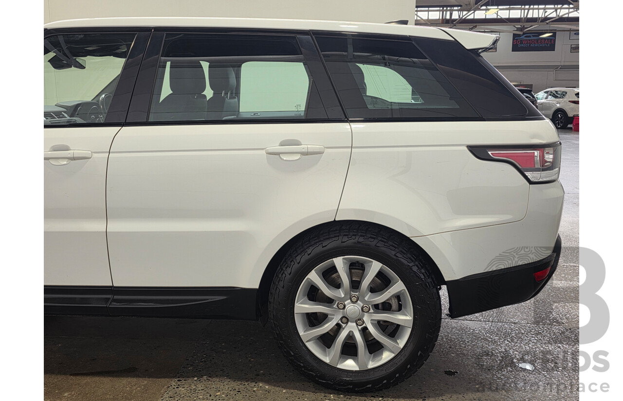 2/2017 Range Rover Range Rover Sport SDV6 SE (AWD) LW MY17 4d Wagon Fuji White Twin Turbo Diesel V6 3.0L