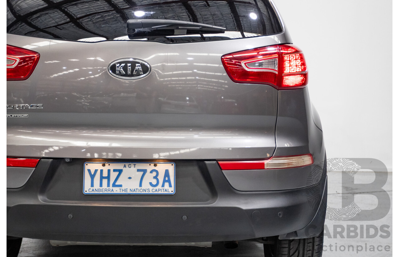 4/2012 Kia Sportage Platinum (AWD) SL MY12 4d Wagon Mineral Silver Metallic 2.4L