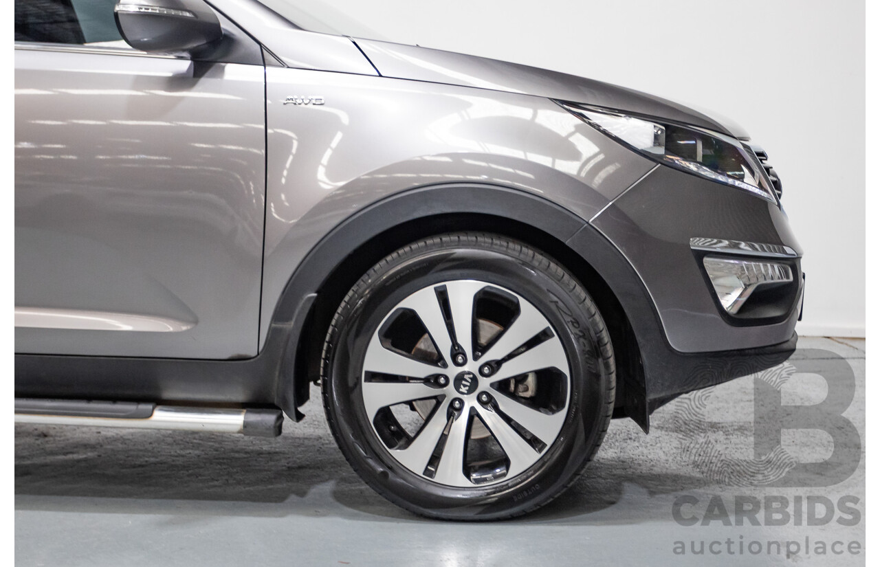 4/2012 Kia Sportage Platinum (AWD) SL MY12 4d Wagon Mineral Silver Metallic 2.4L
