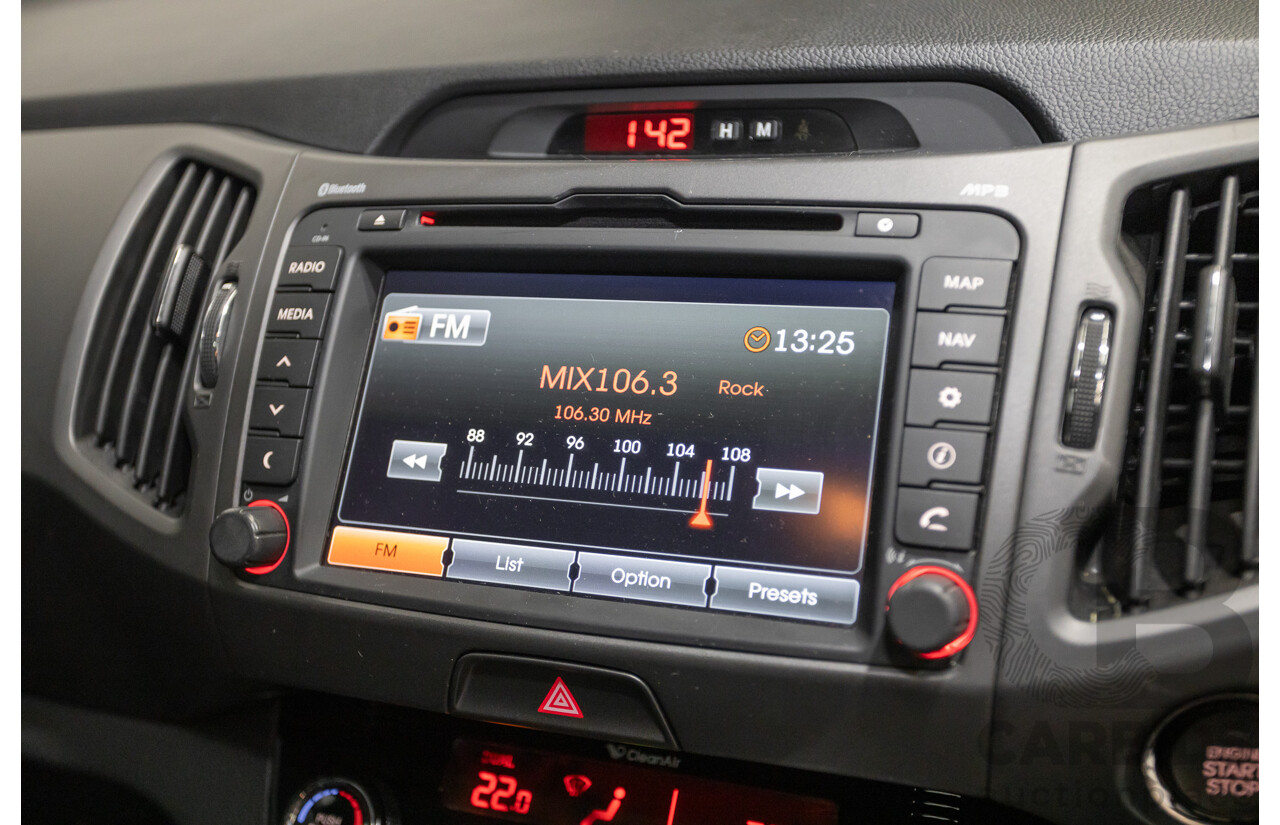 4/2012 Kia Sportage Platinum (AWD) SL MY12 4d Wagon Mineral Silver Metallic 2.4L