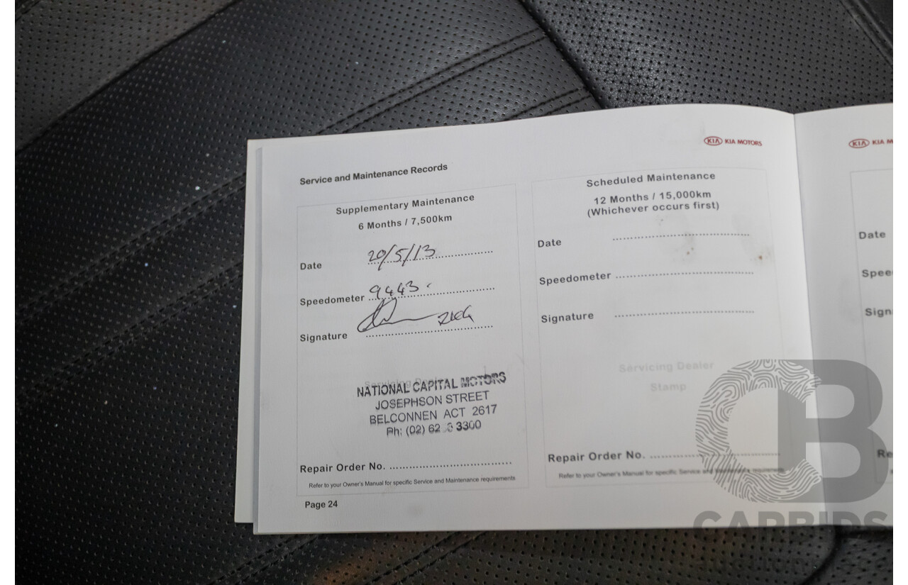 4/2012 Kia Sportage Platinum (AWD) SL MY12 4d Wagon Mineral Silver Metallic 2.4L
