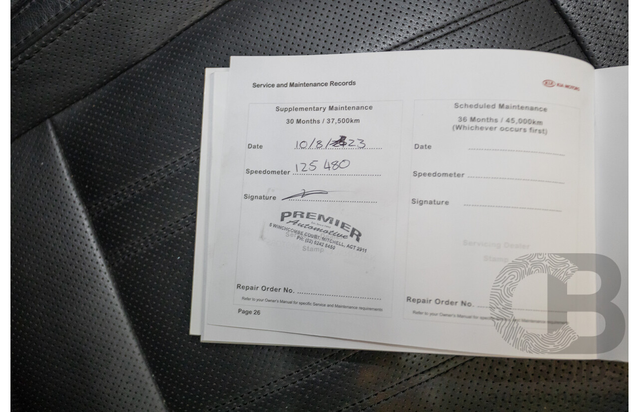 4/2012 Kia Sportage Platinum (AWD) SL MY12 4d Wagon Mineral Silver Metallic 2.4L