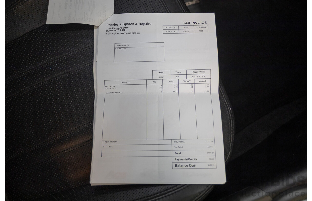 4/2012 Kia Sportage Platinum (AWD) SL MY12 4d Wagon Mineral Silver Metallic 2.4L
