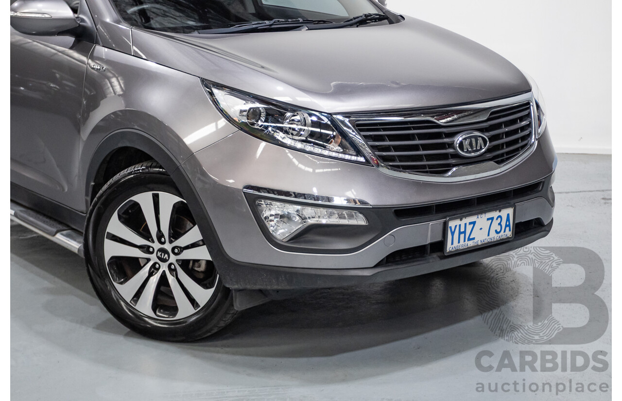 4/2012 Kia Sportage Platinum (AWD) SL MY12 4d Wagon Mineral Silver Metallic 2.4L