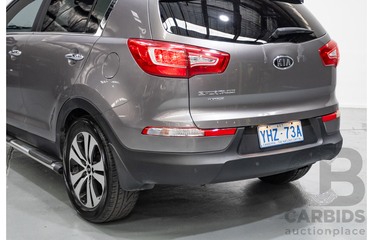 4/2012 Kia Sportage Platinum (AWD) SL MY12 4d Wagon Mineral Silver Metallic 2.4L