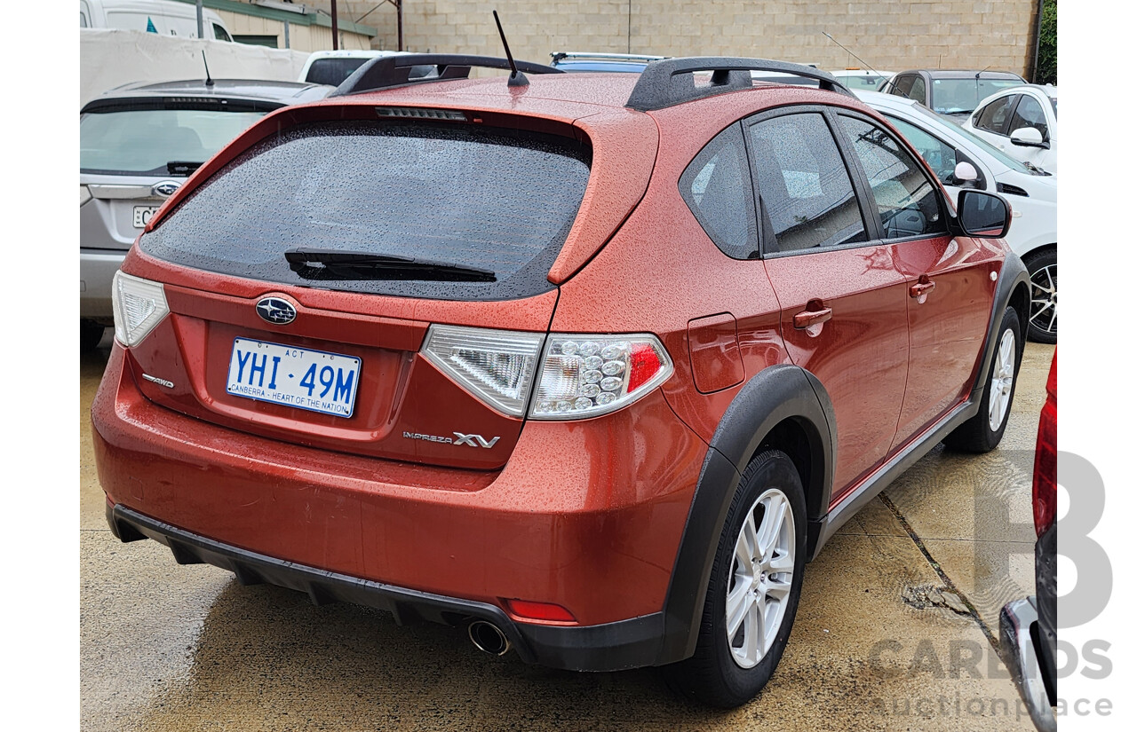 3/2011 Subaru Impreza XV (awd) MY11 5d Hatchback Red 2.0L