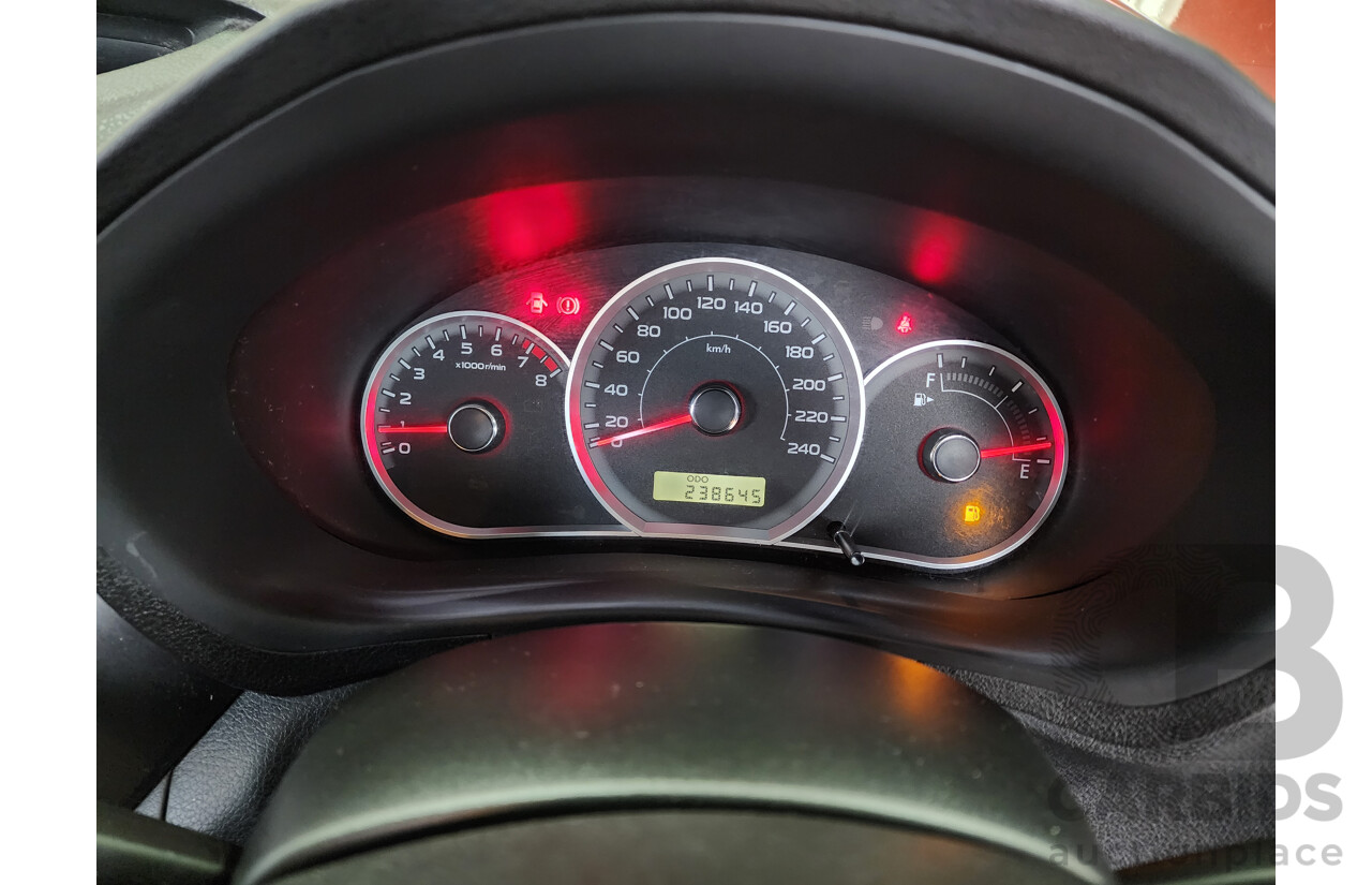 3/2011 Subaru Impreza XV (awd) MY11 5d Hatchback Red 2.0L