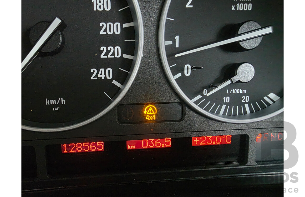 10/2005 BMW X5 3.0i (4x4) E53 4d Wagon Black Sapphire Metallic 3.0L
