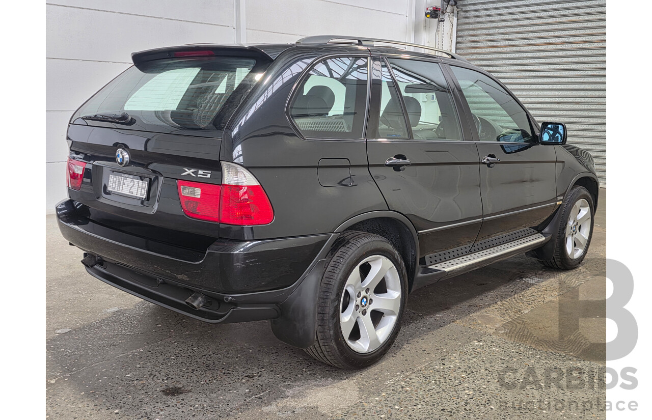 10/2005 BMW X5 3.0i (4x4) E53 4d Wagon Black Sapphire Metallic 3.0L