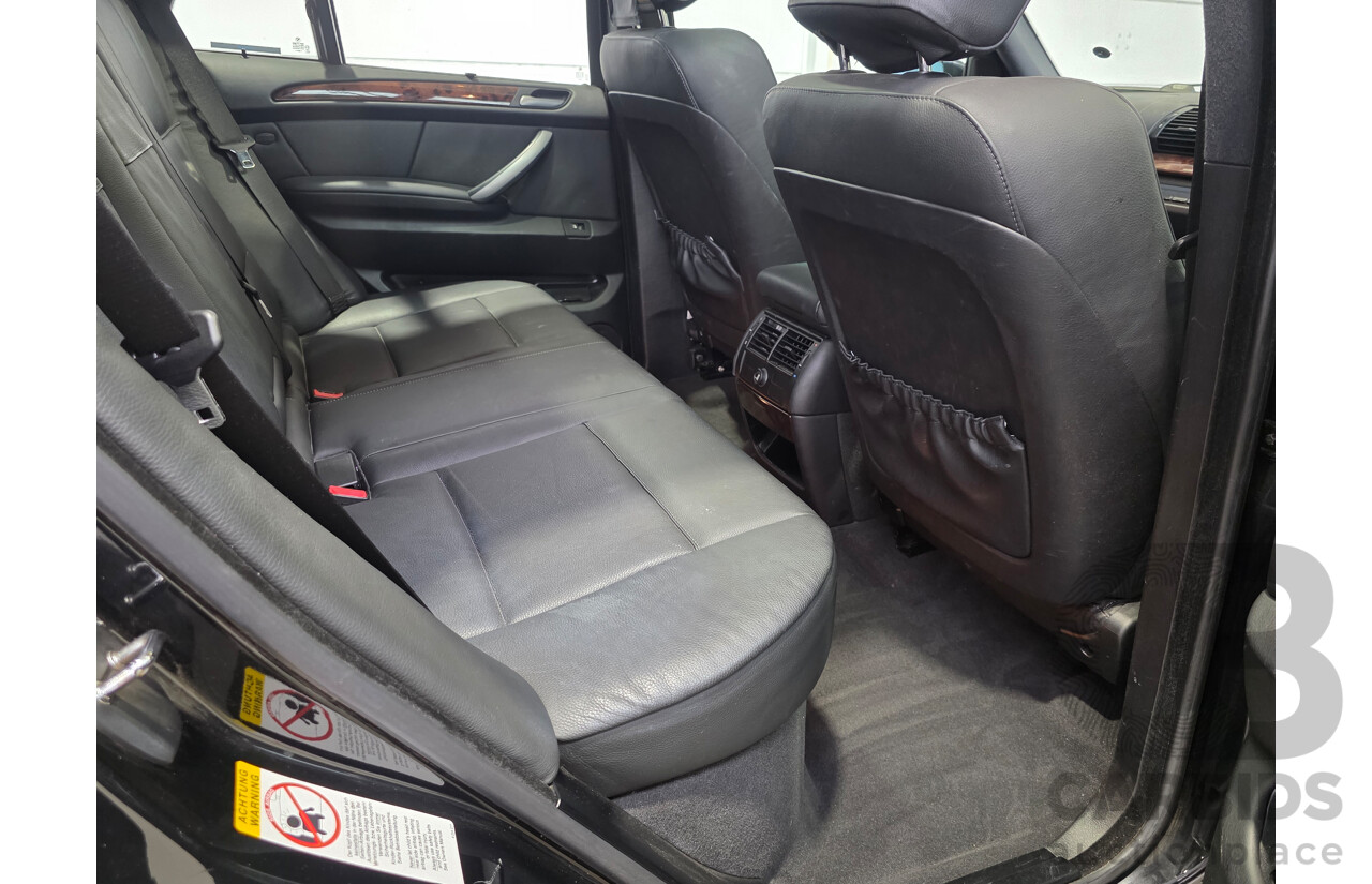 10/2005 BMW X5 3.0i (4x4) E53 4d Wagon Black Sapphire Metallic 3.0L
