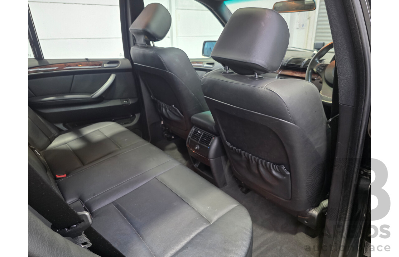 10/2005 BMW X5 3.0i (4x4) E53 4d Wagon Black Sapphire Metallic 3.0L