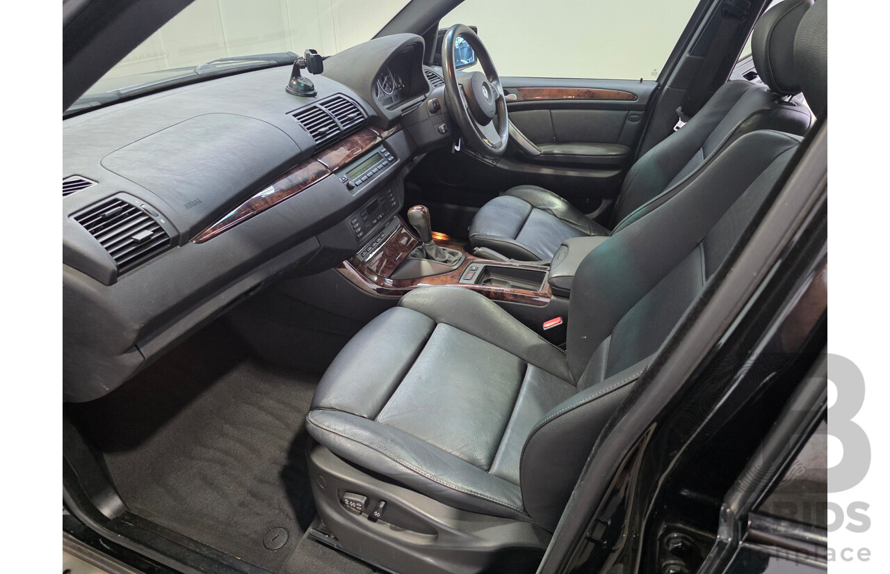 10/2005 BMW X5 3.0i (4x4) E53 4d Wagon Black Sapphire Metallic 3.0L