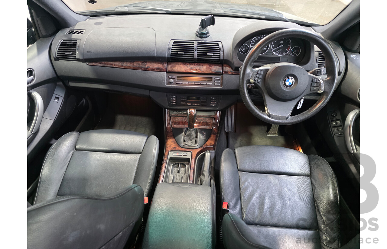 10/2005 BMW X5 3.0i (4x4) E53 4d Wagon Black Sapphire Metallic 3.0L