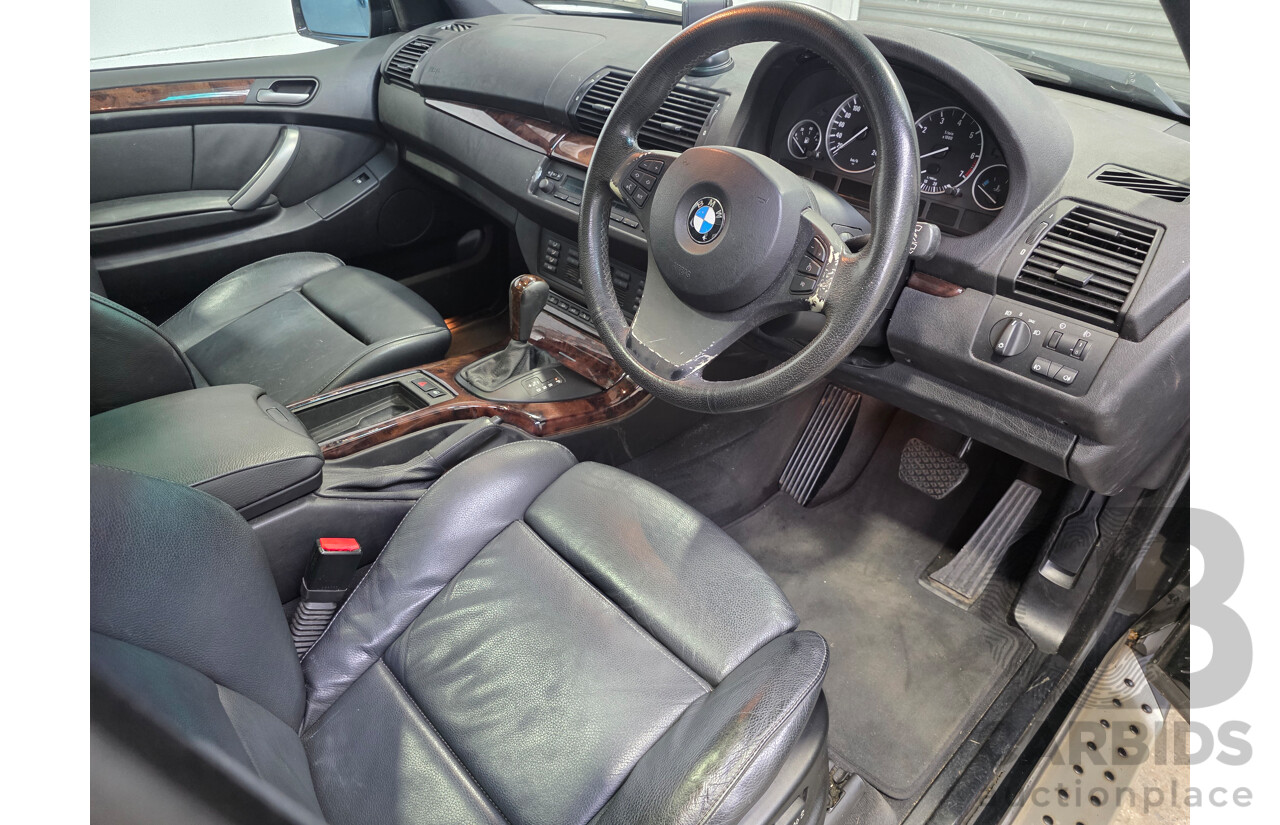 10/2005 BMW X5 3.0i (4x4) E53 4d Wagon Black Sapphire Metallic 3.0L
