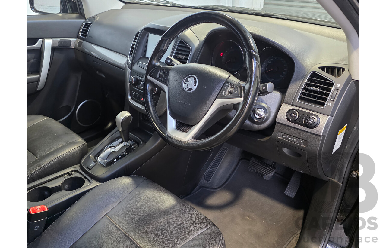 2/2018 Holden Captiva Active 7 Seater CG MY18 4d Wagon Mineral Black 2.4L