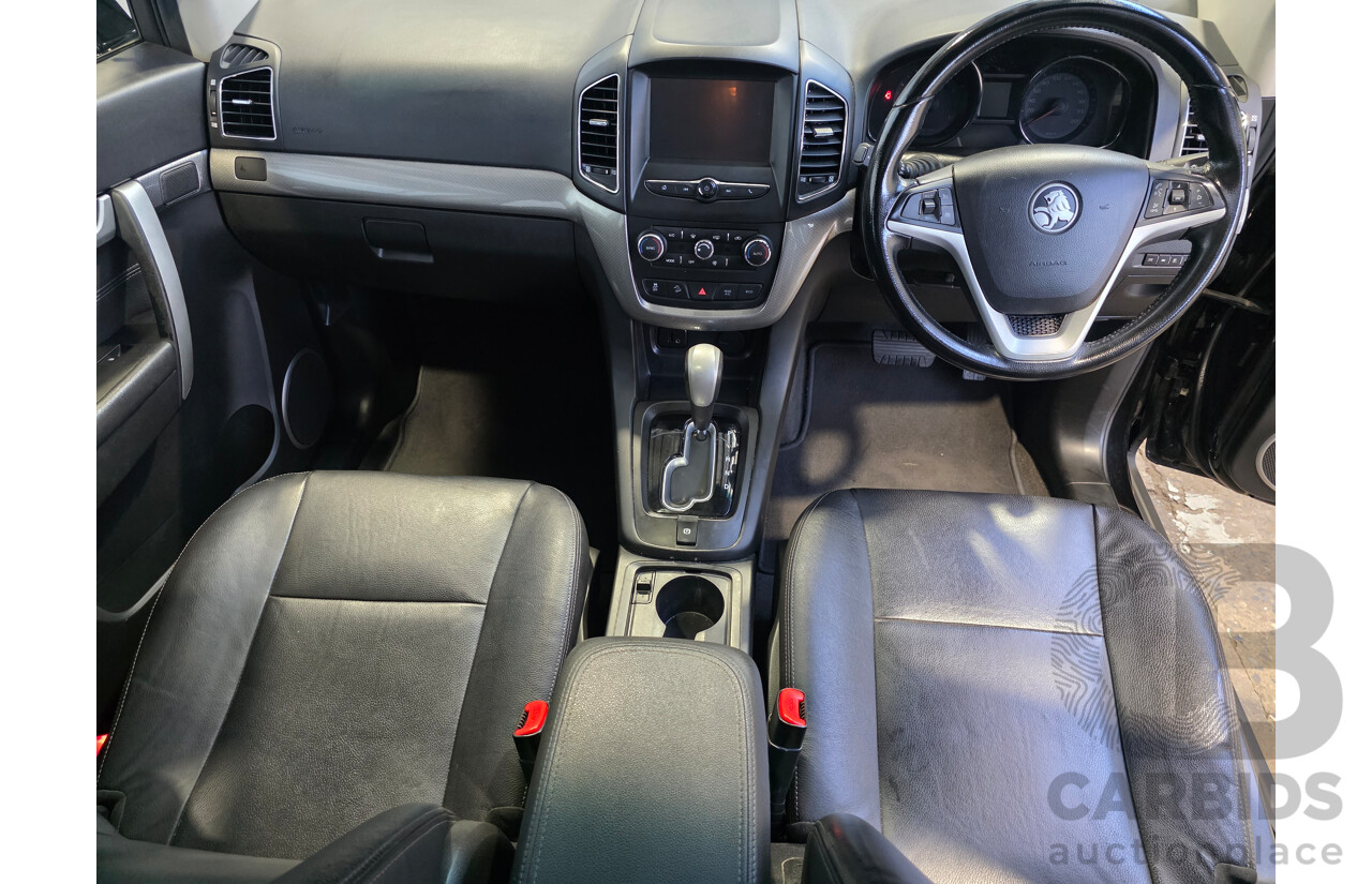 2/2018 Holden Captiva Active 7 Seater CG MY18 4d Wagon Mineral Black 2.4L