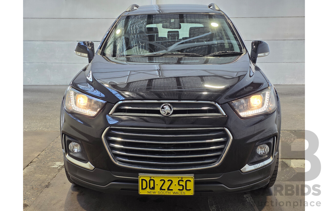 2/2018 Holden Captiva Active 7 Seater CG MY18 4d Wagon Mineral Black 2.4L