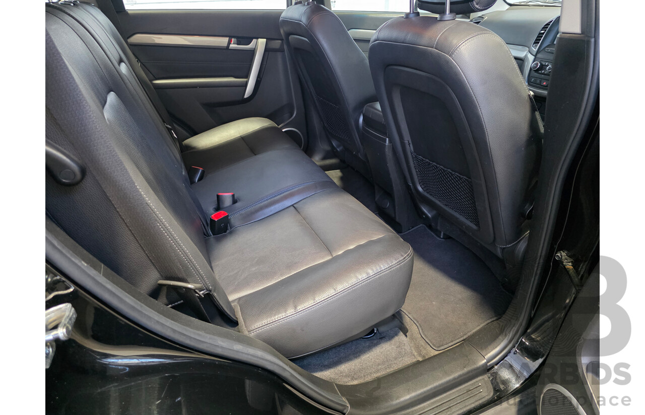 2/2018 Holden Captiva Active 7 Seater CG MY18 4d Wagon Mineral Black 2.4L
