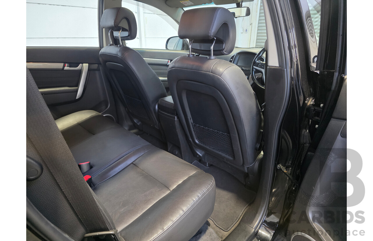 2/2018 Holden Captiva Active 7 Seater CG MY18 4d Wagon Mineral Black 2.4L